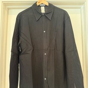 Versace Black Textured Fabric